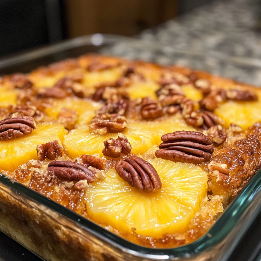 Bolo de Abacaxi Despejado