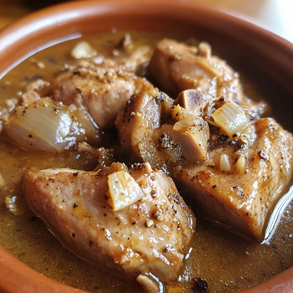 Costeletas de Porco Ensopadas