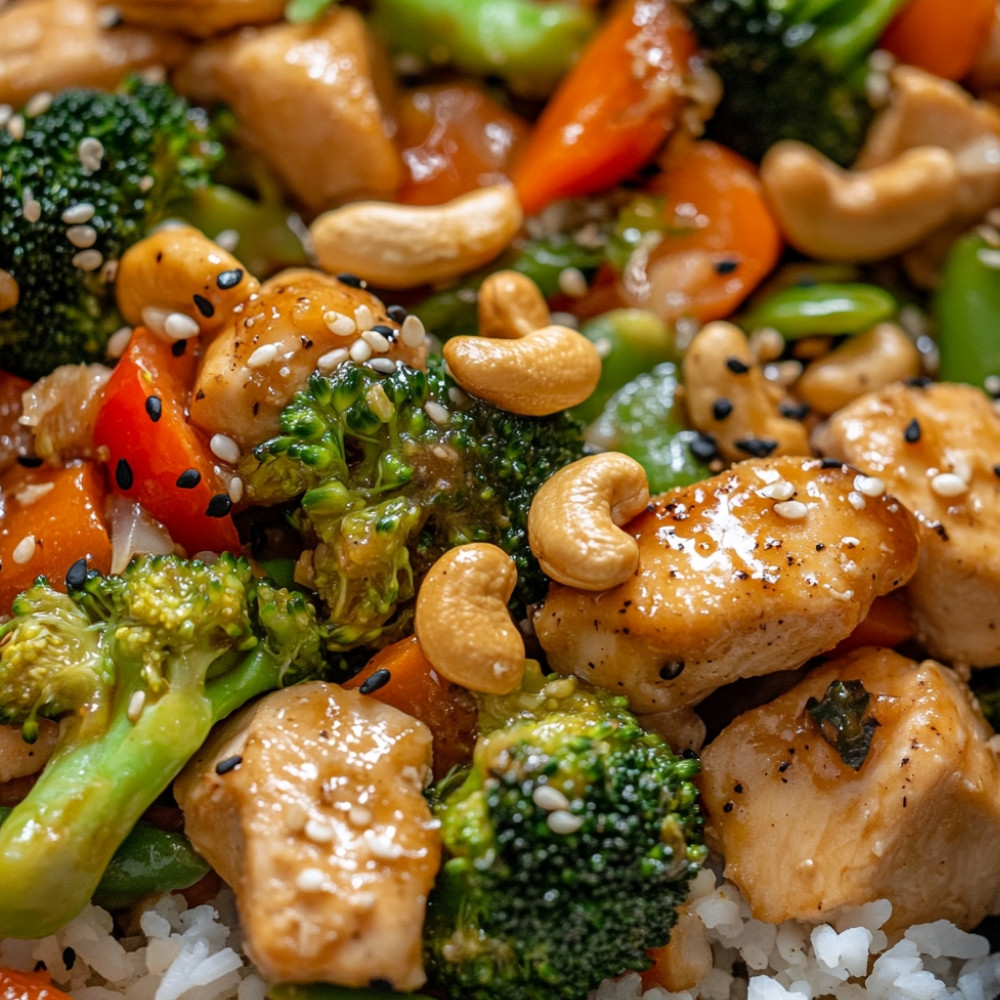 Frango com Castanha de Caju Stir Fry