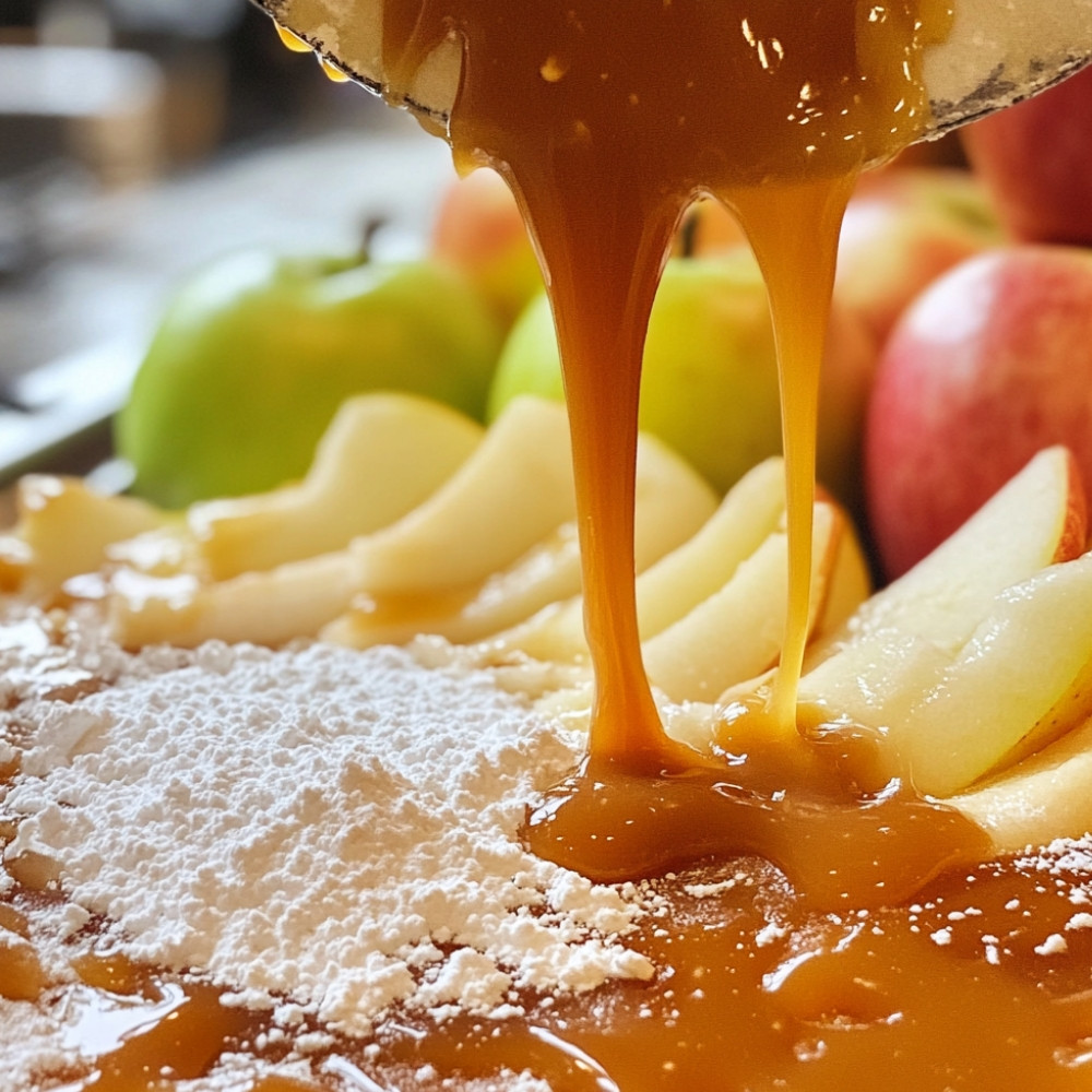 Molho de Caramelo com Maçã