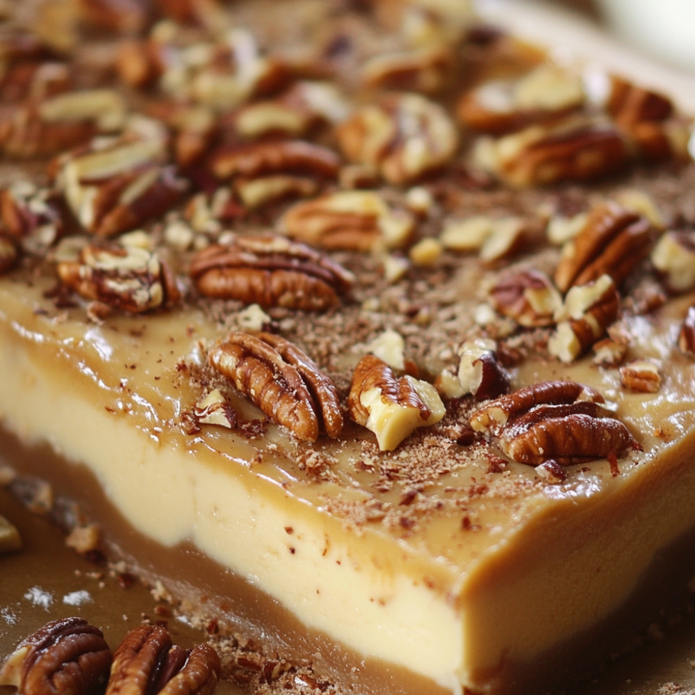 Pudim chômeur estilo torta de noz-pecã