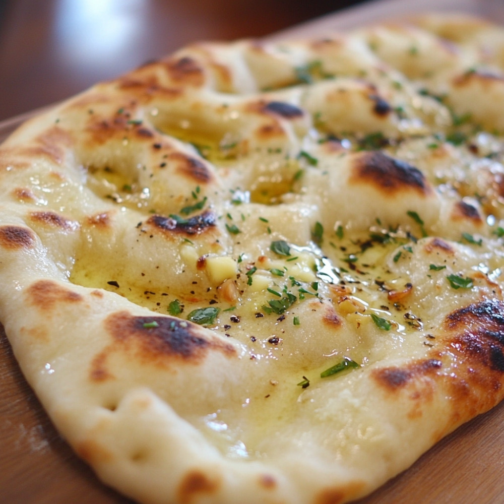 Receita de Pão Naan