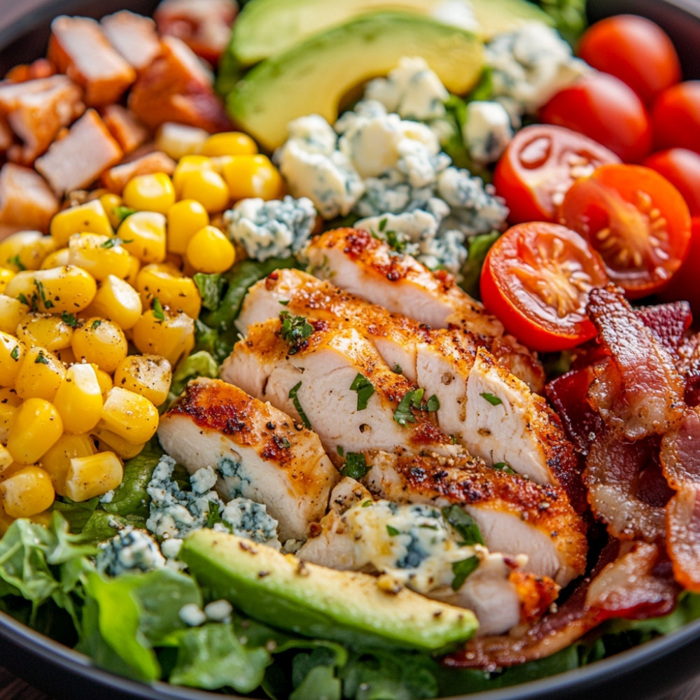 Salada Cobb ao Frango Croustillant