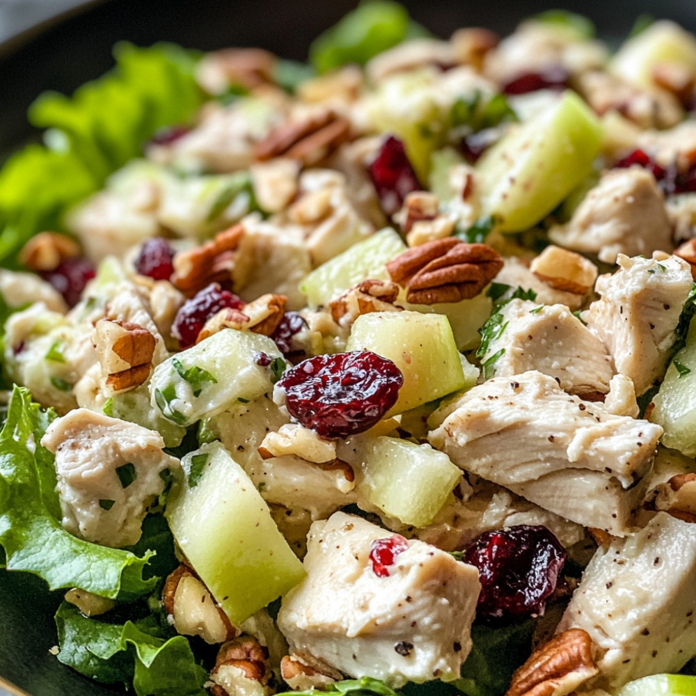 Salada de Frango com Cranberries