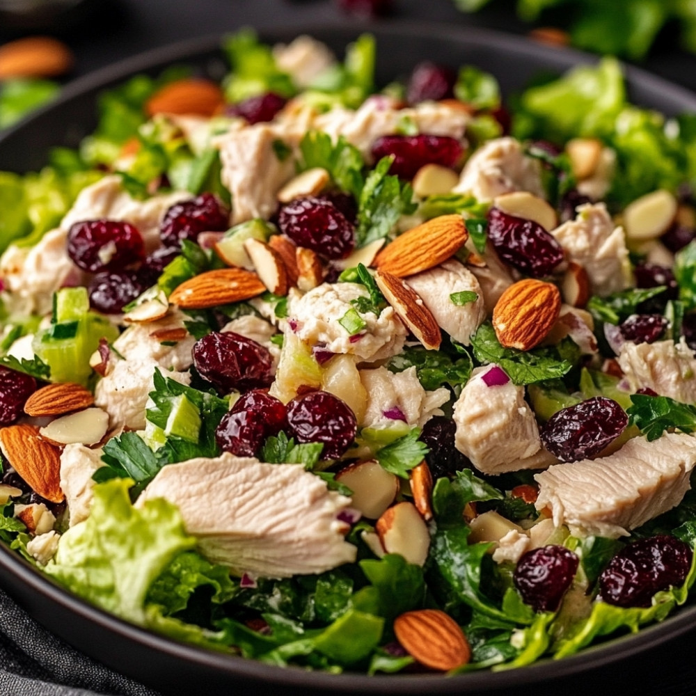 Salada de Frango com Cranberry