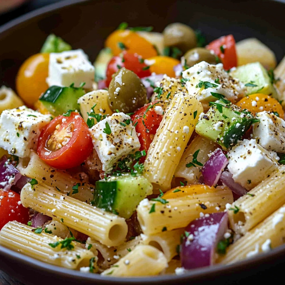 Salada de massa grega
