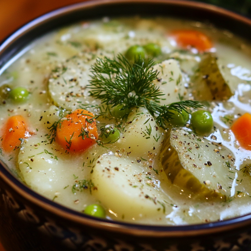 Sopa de Pepino em Conserva