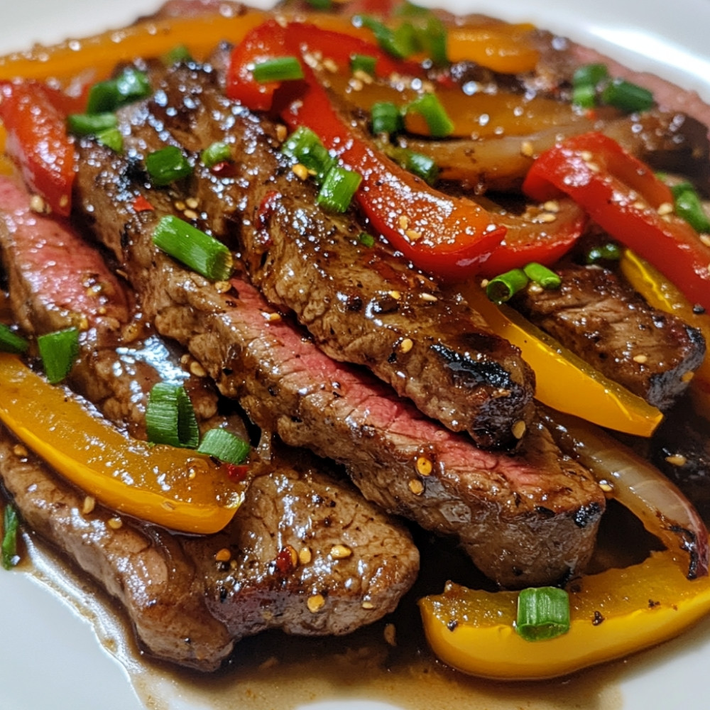 Bife com Pimentão na Panela de Cozinha Lenta