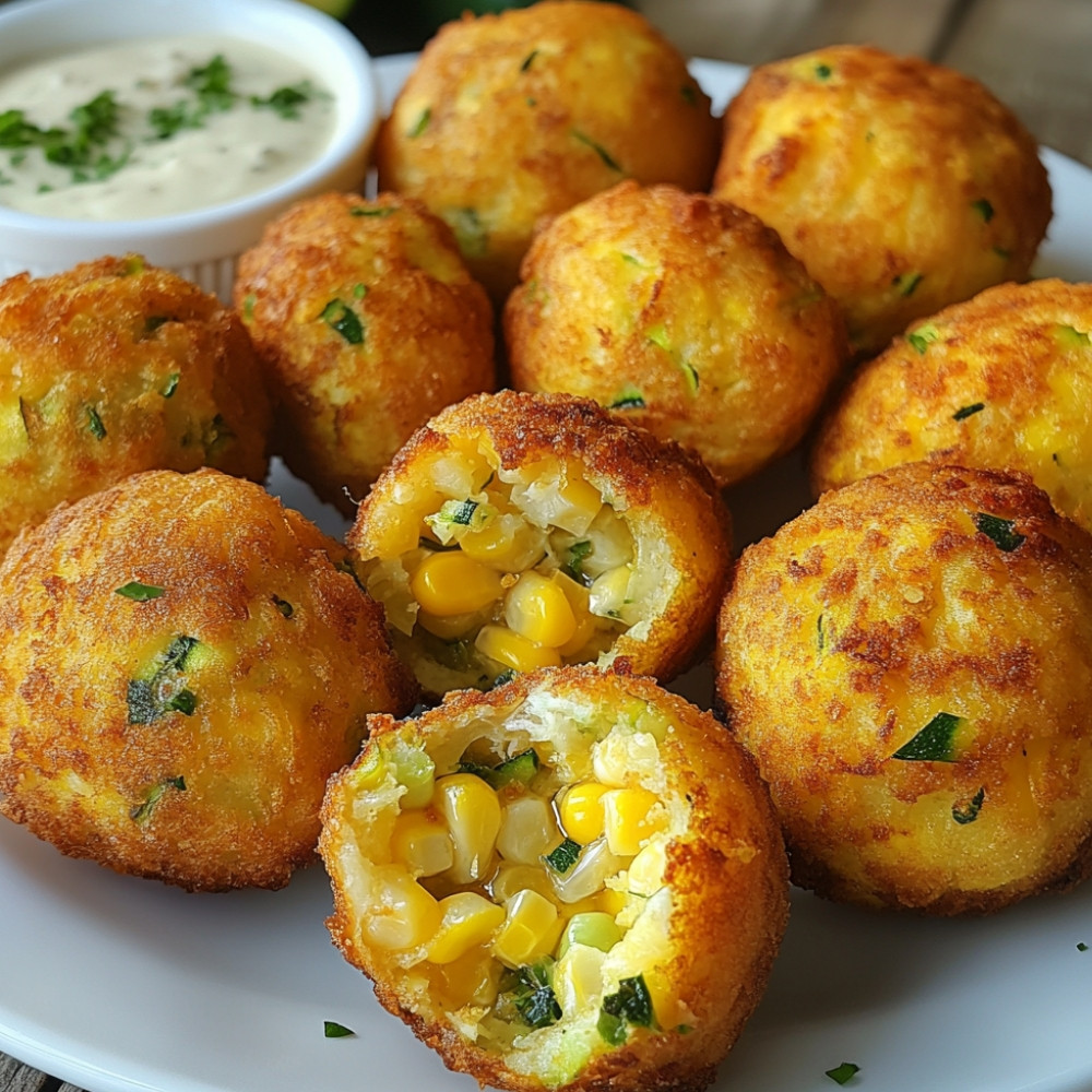 Bolinhos de Abobrinha e Milho Assados