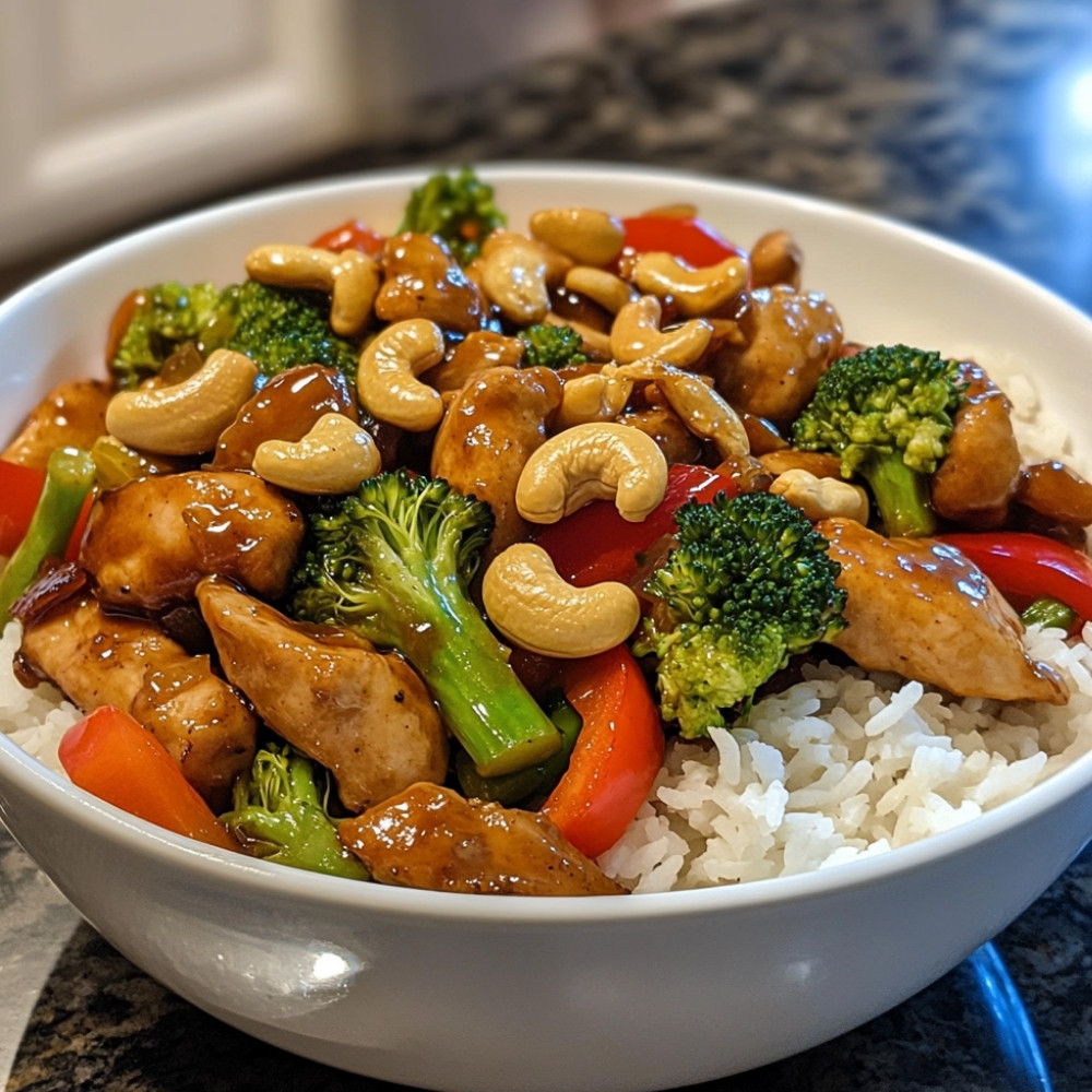 Frango com Castanha de Caju Stir Fry