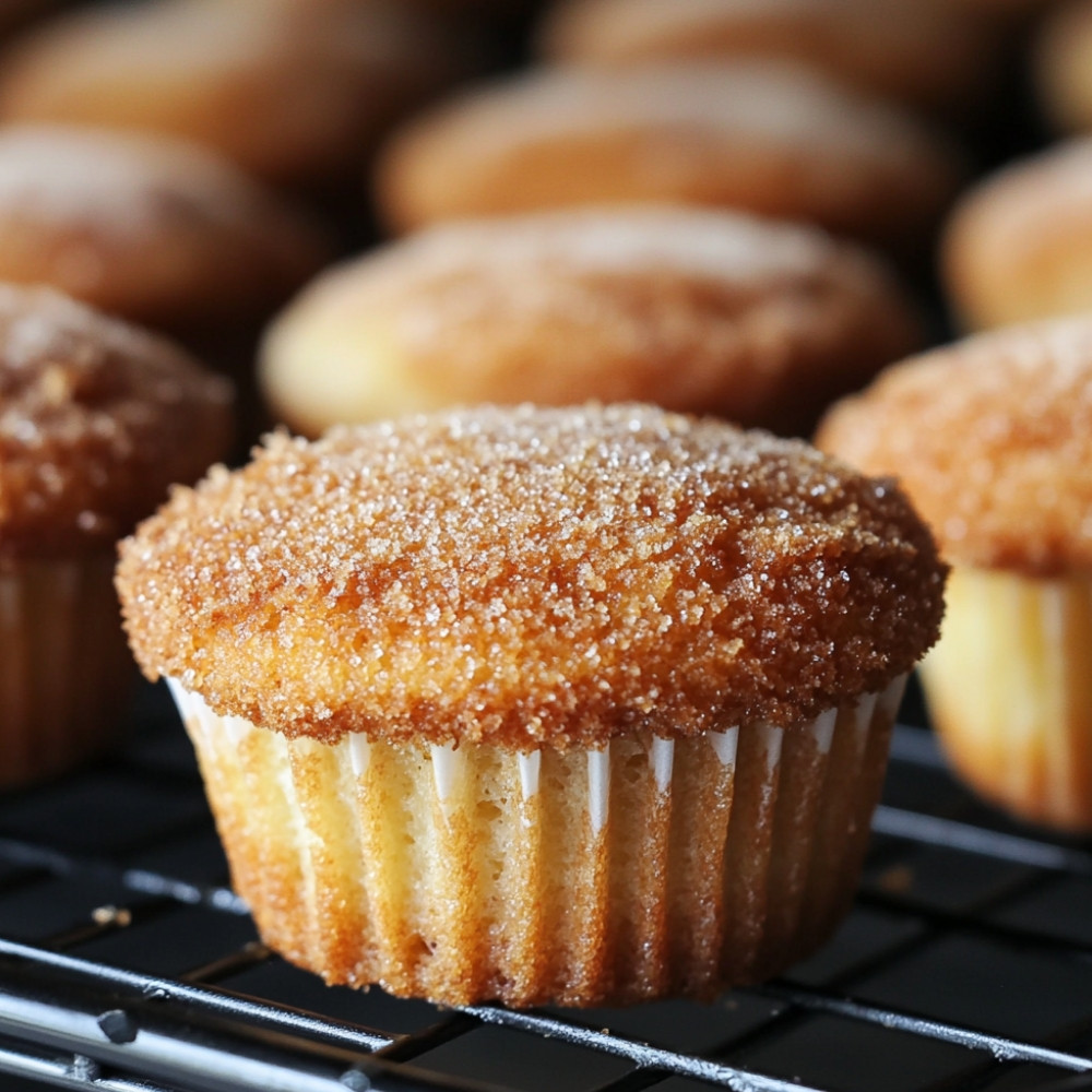 Muffins de Donut de Cidra de Maçã