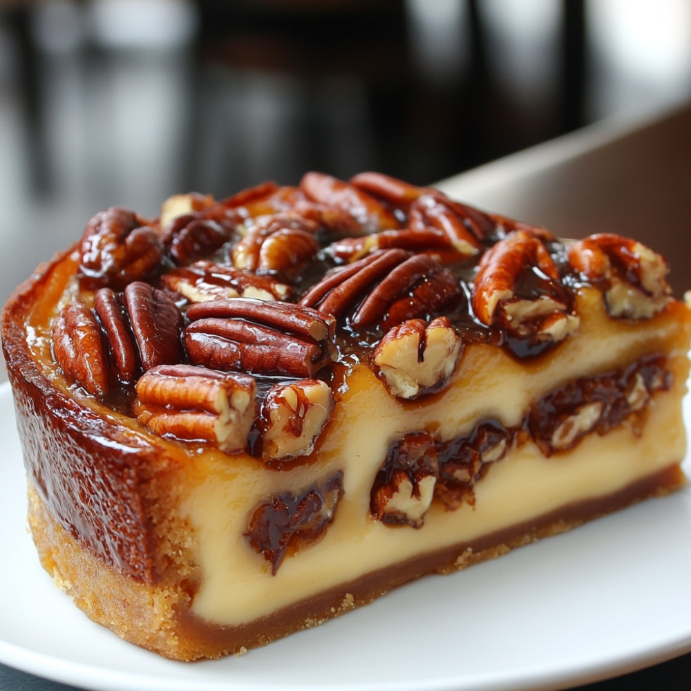Pudim chômeur estilo torta de noz-pecã