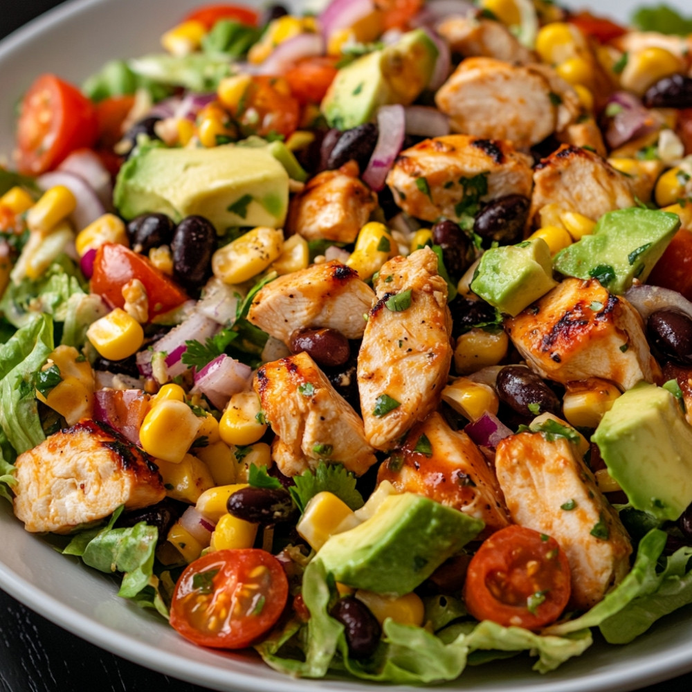 Salada de Frango com Churrasco