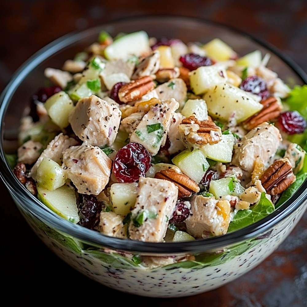 Salada de Frango com Cranberries