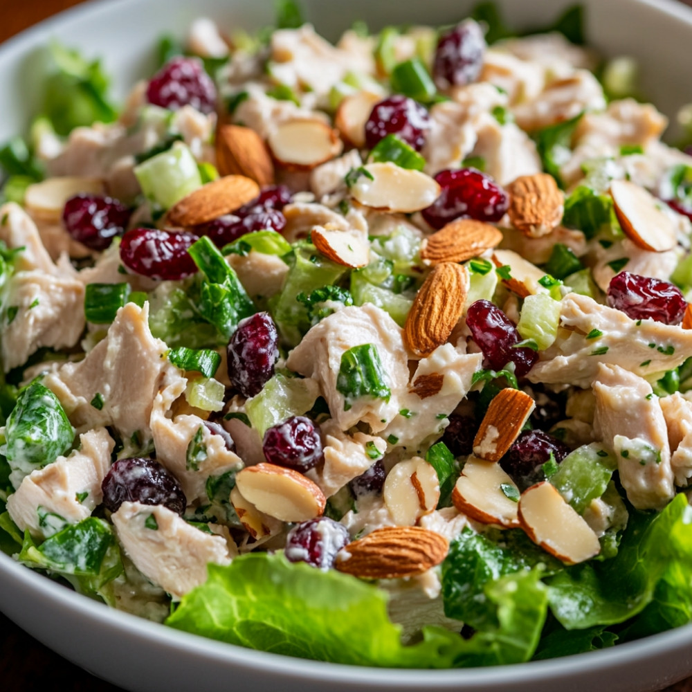 Salada de Frango com Cranberry