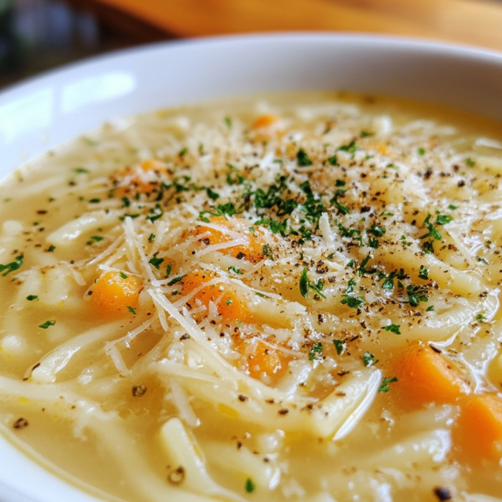 Sopa de Frango com Macarrão