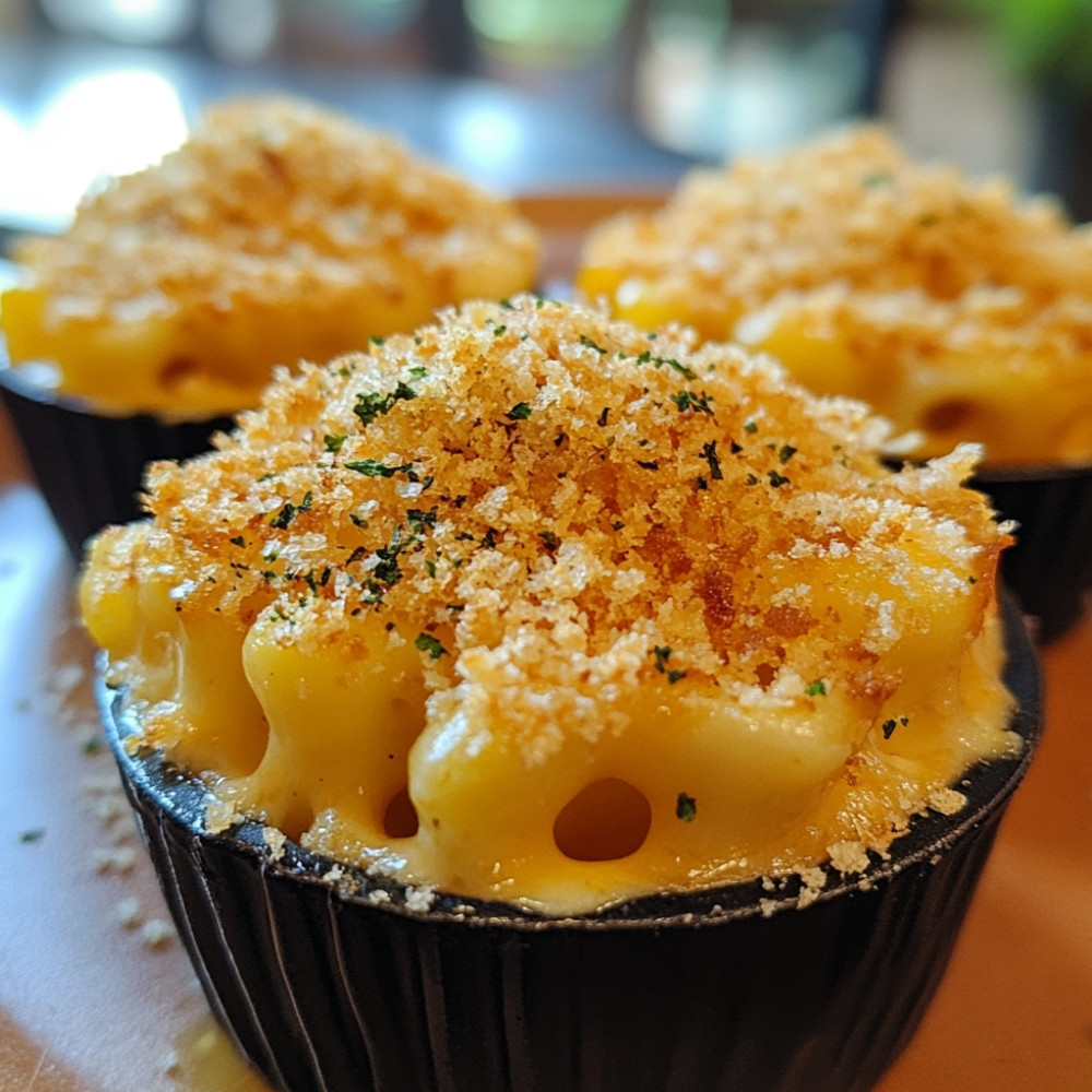 Copos de Macarrão com Queijo