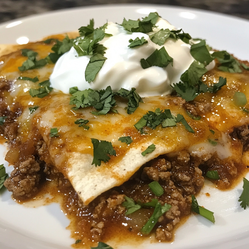 Enchiladas de Carne Moída