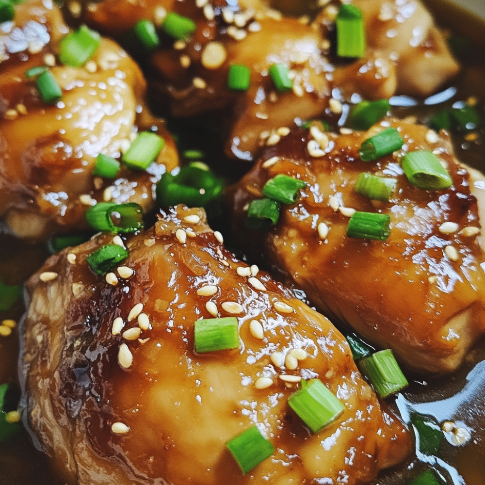 Frango Teriyaki na Panela Lenta