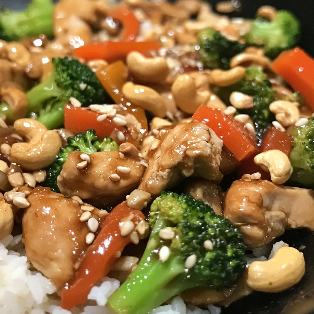 Frango com Castanha de Caju Stir Fry