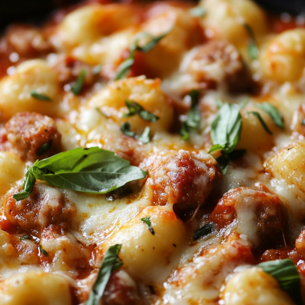 Gnocchi de Salsicha com Queijo
