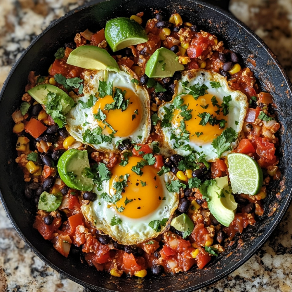 Huevos Rancheros em Frigideira