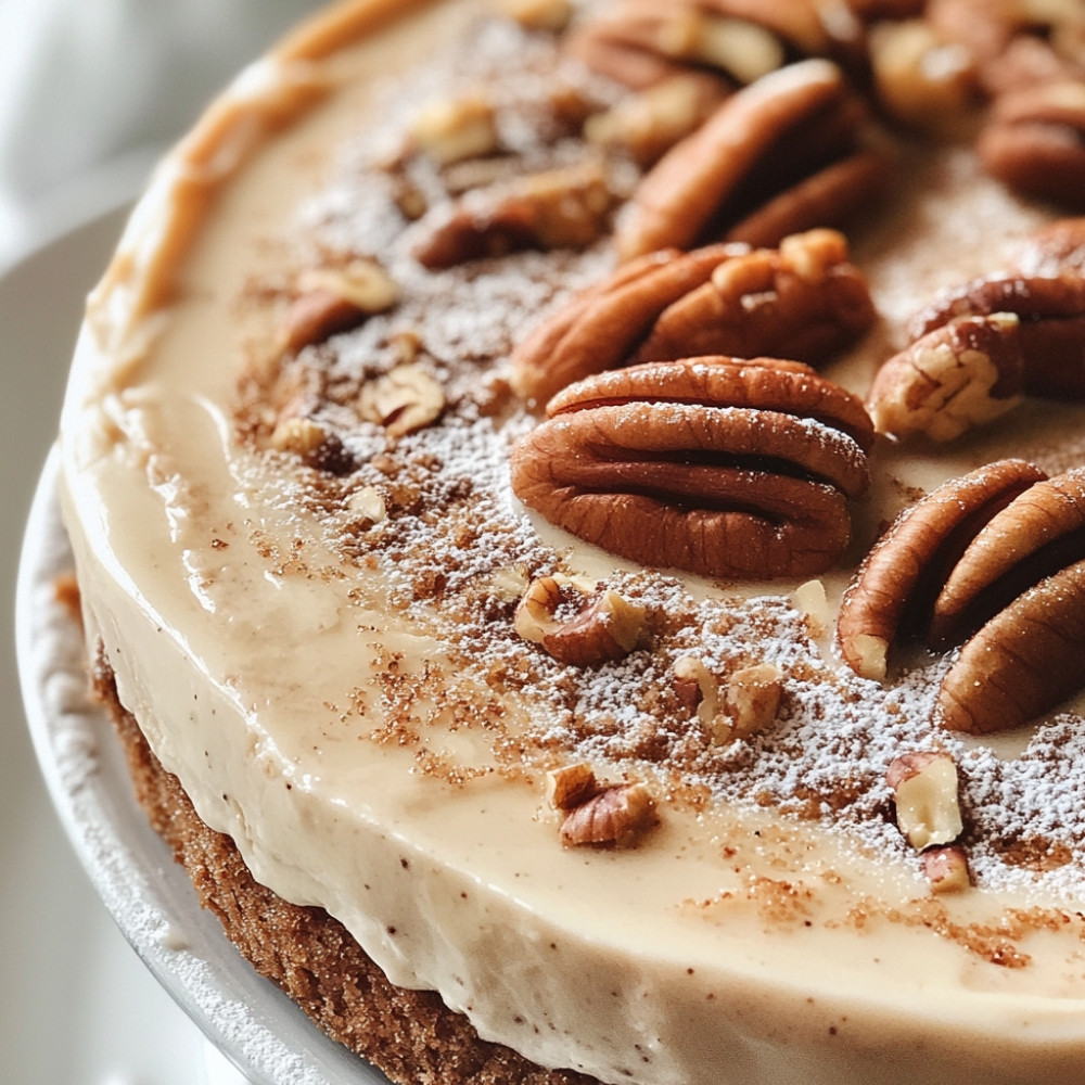 Pudim chômeur estilo torta de noz-pecã