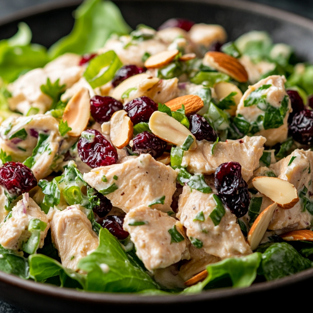 Salada de Frango com Cranberry