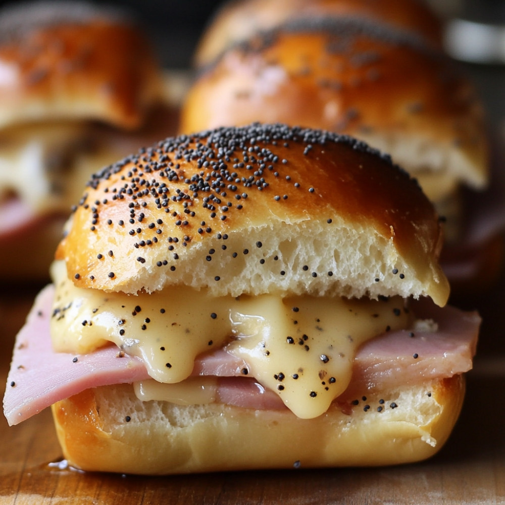 Slider de presunto e queijo