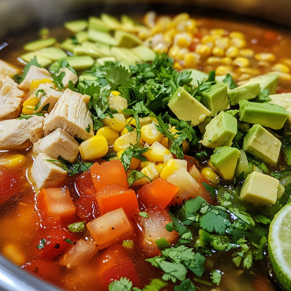 Sopa de Tortilha com Frango