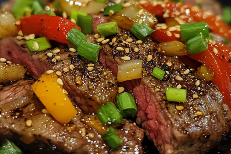 Bife com Pimentão na Panela de Cozinha Lenta