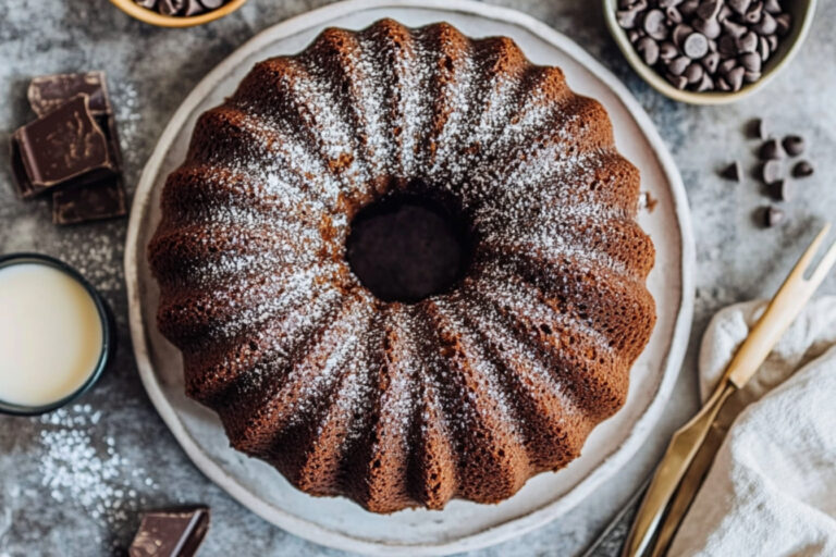 Bolo Bundt de Chocolate