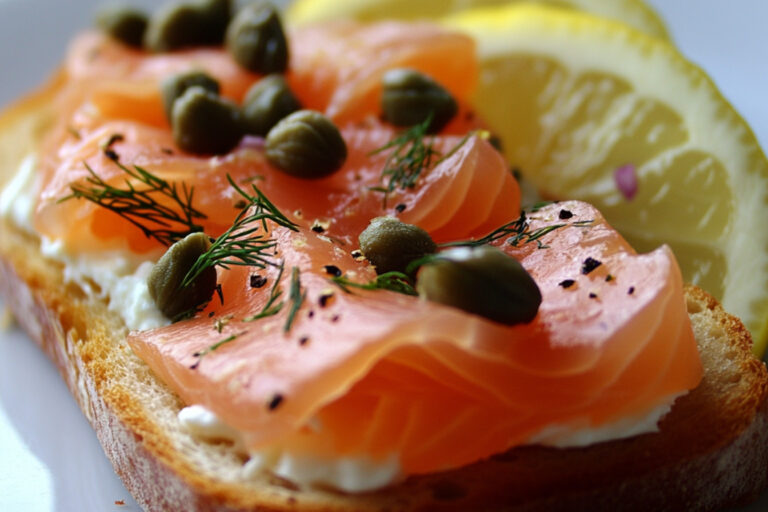 Crostini de Salmão Defumado