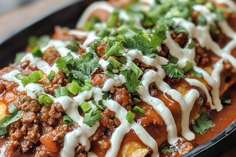 Enchiladas de Carne Moída