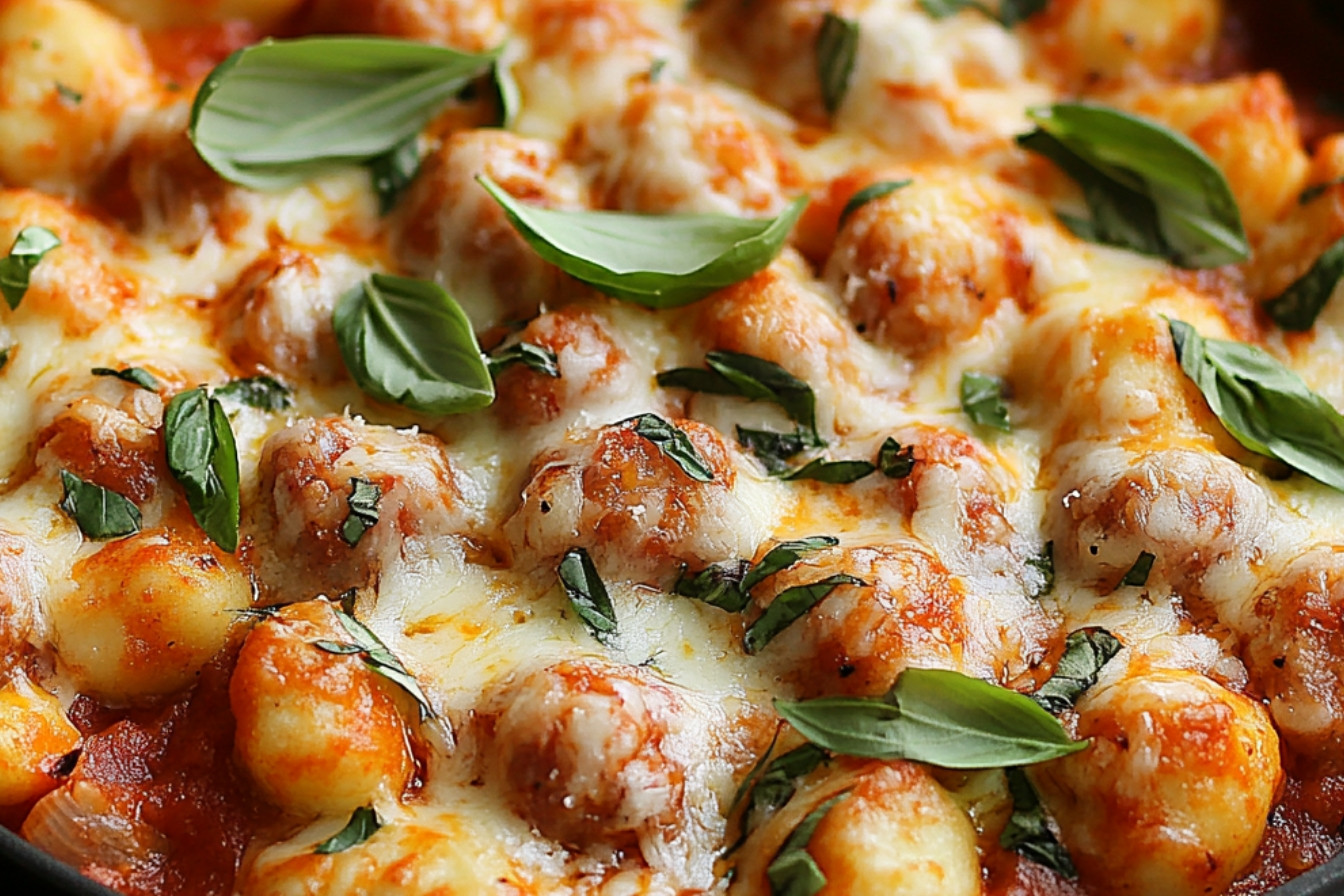 Gnocchi de Salsicha com Queijo