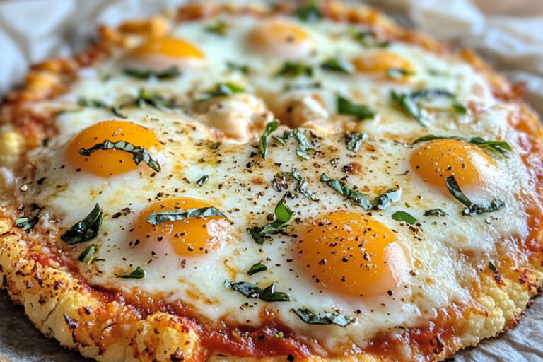 Massa de Pizza de Couve-flor