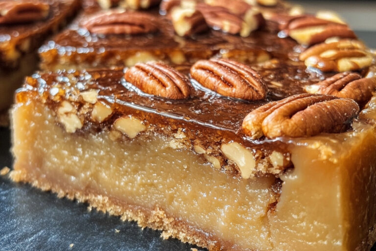 Pudim chômeur estilo torta de noz-pecã