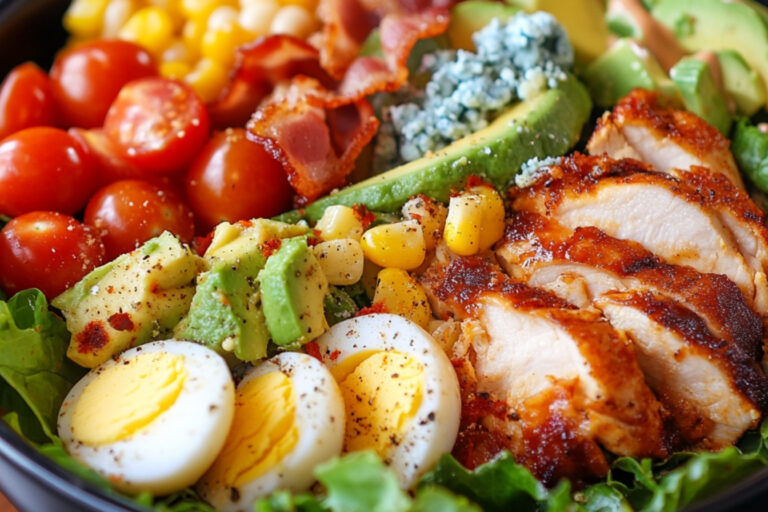 Salada Cobb ao Frango Croustillant