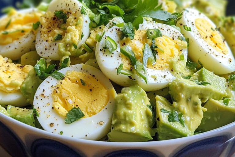 Salada de Abacate com Ovos