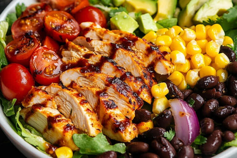 Salada de Frango com Churrasco