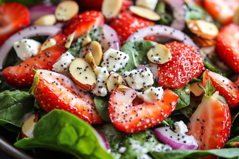 Salada de Morango com Espinafre