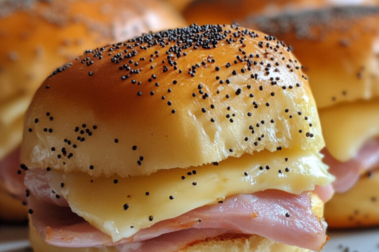 Slider de presunto e queijo