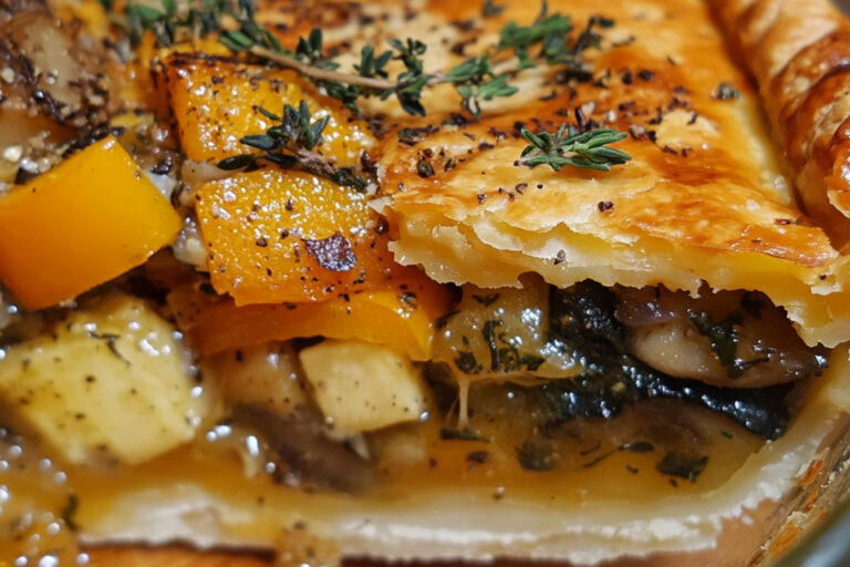Tourte étagée aux légumes